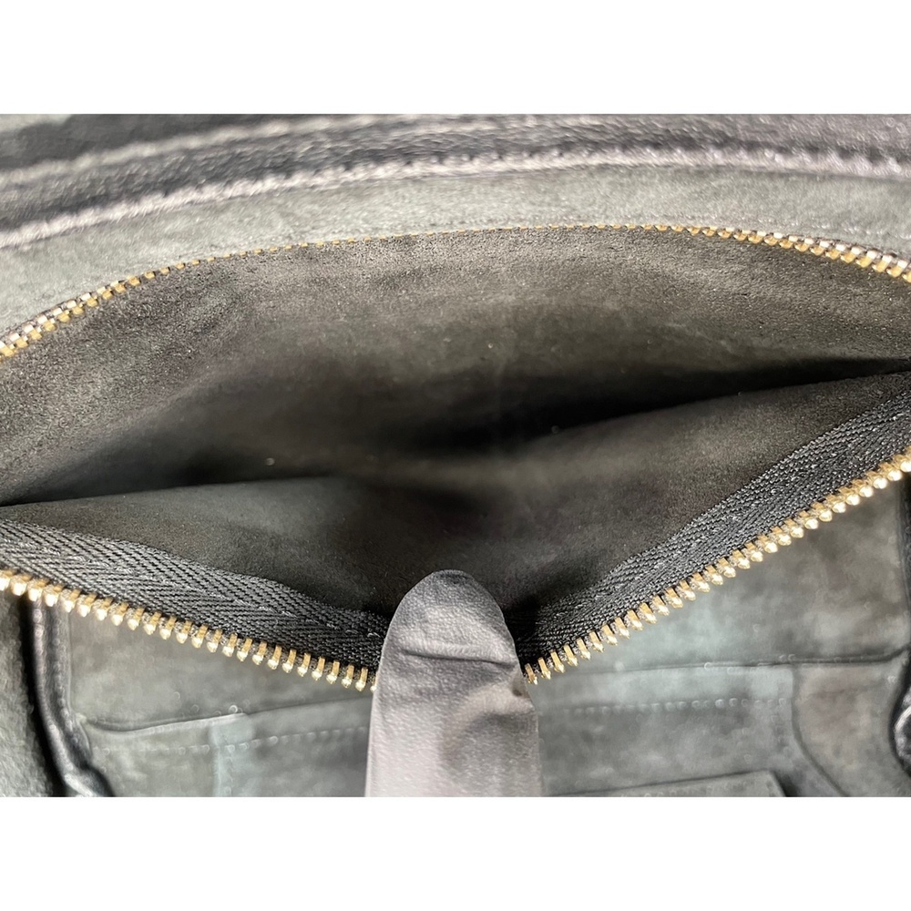 Celine Little Luggage Shoulder Bag, Black - Picture 13 of 14